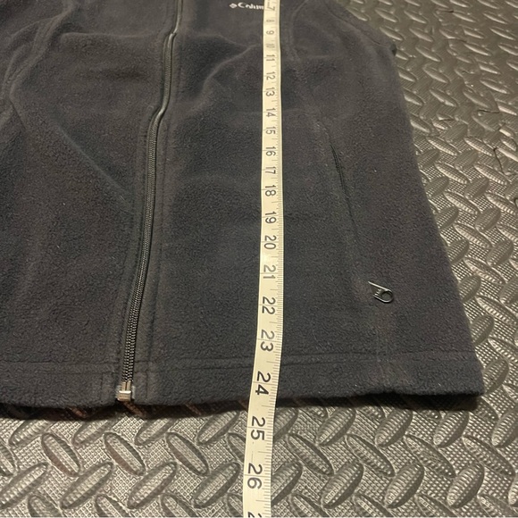 Columbia Benton Spring Fleece Vest Zip Up Black Size Small - Picture 7 of 8